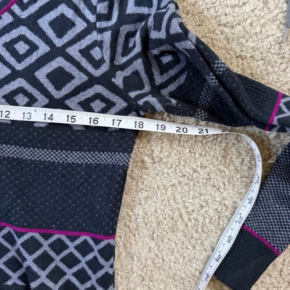Krimson Klover Long Sleeve Geometric Sweater Dress - Picture 8 of 9